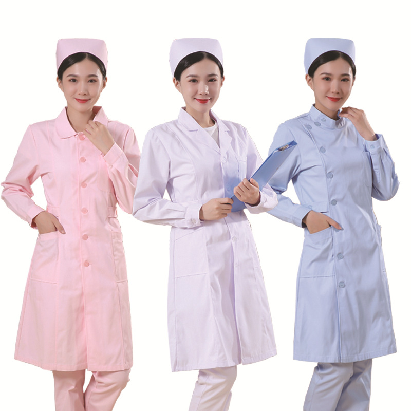 Medical Lab Worker - Baju seragam perawat scrub, mantel laboratorium