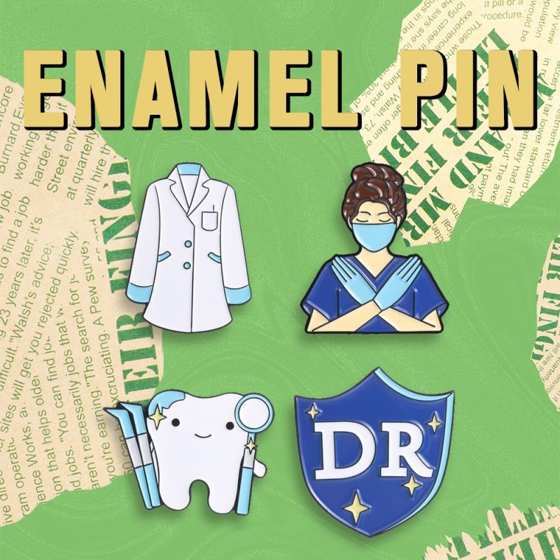 Pin Enamel Bertema Medis untuk - Medical Lab Worker ulasan dan harga