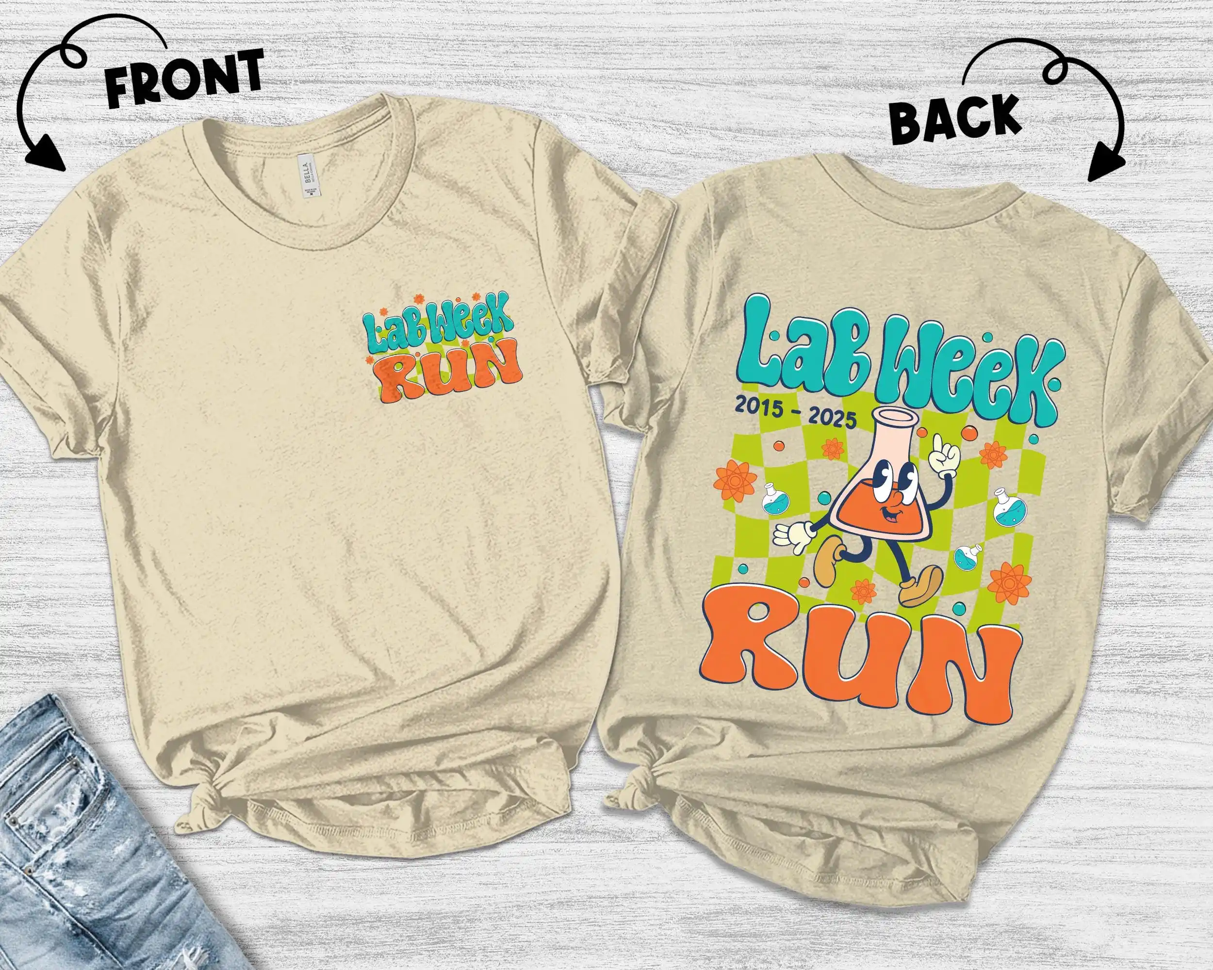 Kaos Retro Lab Week 2025 Run 1 - Medical Lab Assistant ulasan dan harga