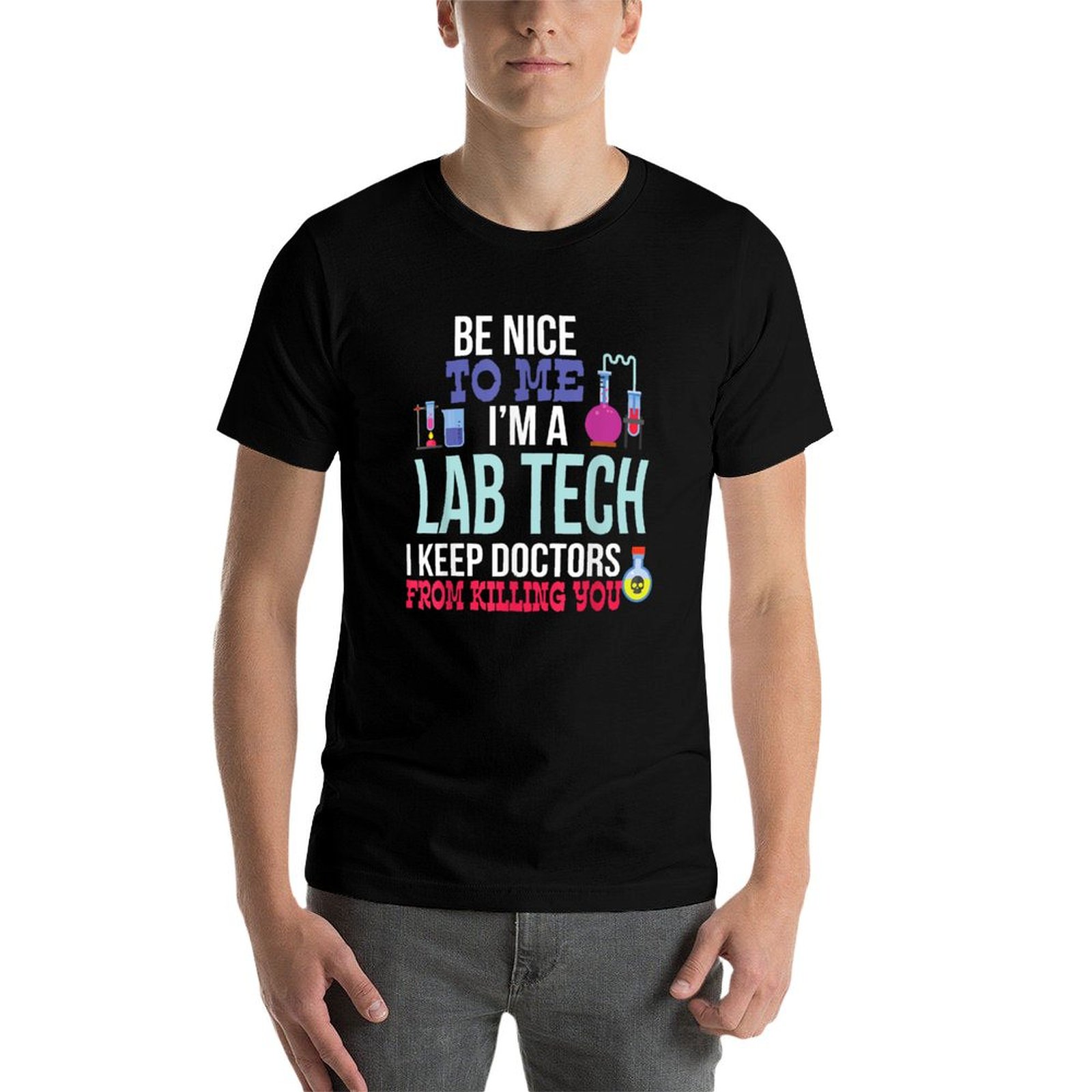 Kaos Lucu Teknisi Laboratorium - Medical Laboratory Technician ulasan dan harga