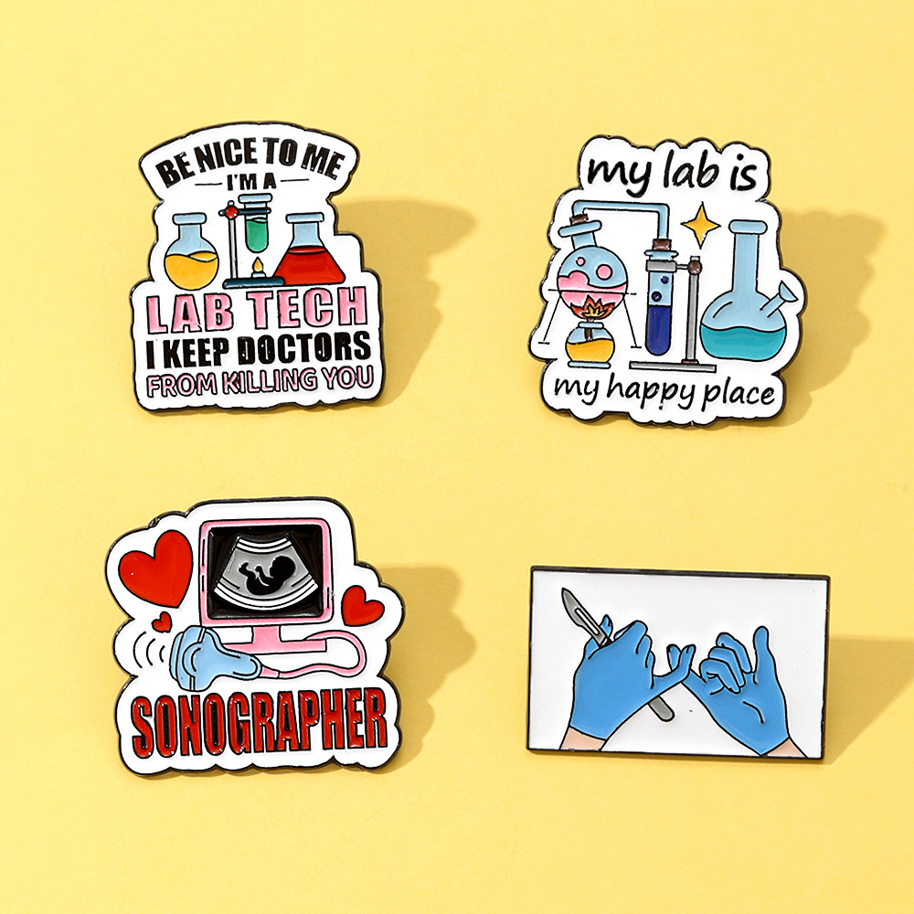 Pin Enamel Bertema Medis & Lab - Medical Lab Worker ulasan dan harga